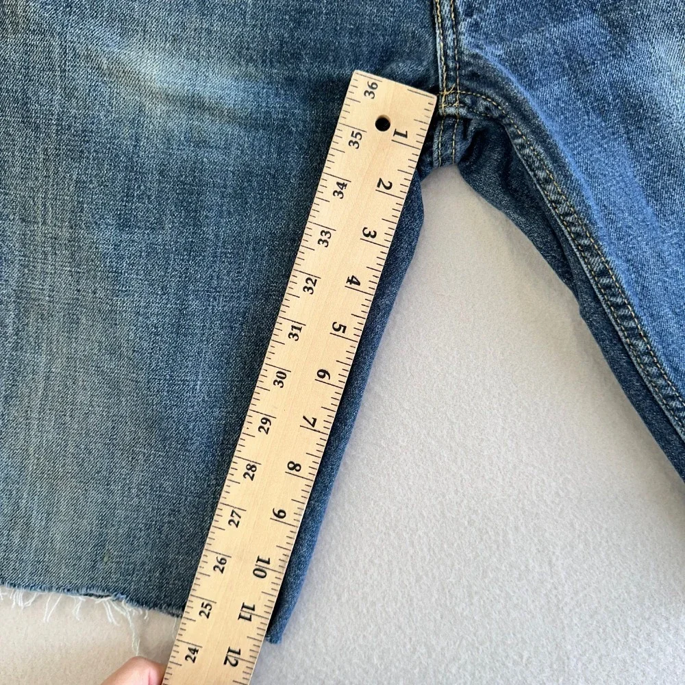 Levi's Jean Shorts‎ 559 Mens 30 Blue Faded Denim Cut-Off Jorts Retro 90s Y2K Dad